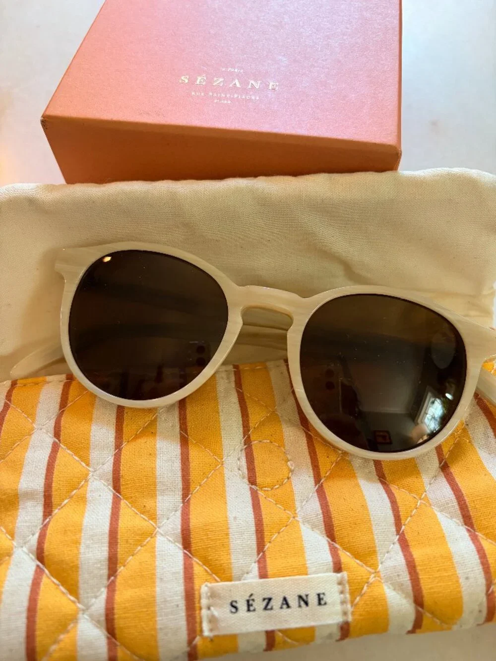 Sézane Wayfarer Tinted Sunglasses